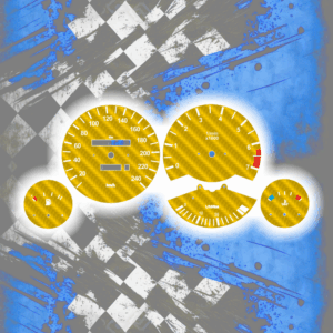 Tachoscheiben DEIN-TACHO.DE für BMW E30 Carbon Style