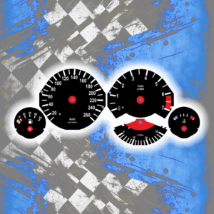 Tachoscheiben DEIN-TACHO.DE für BMW E34 Original Style