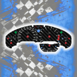 Tachoscheiben DEIN-TACHO.DE für BMW E36 Z3 Compact Carbon Style