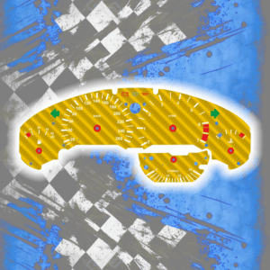 Tachoscheiben DEIN-TACHO.DE für BMW E36 Z3 Compact Carbon Style