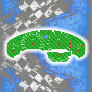 Tachoscheiben DEIN-TACHO.DE für BMW E36 Z3 Compact Carbon Style