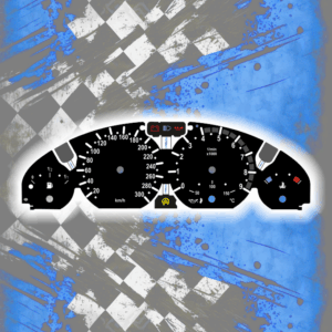 Tachoscheiben DEIN-TACHO.DE für BMW E46 M3 Display DARK