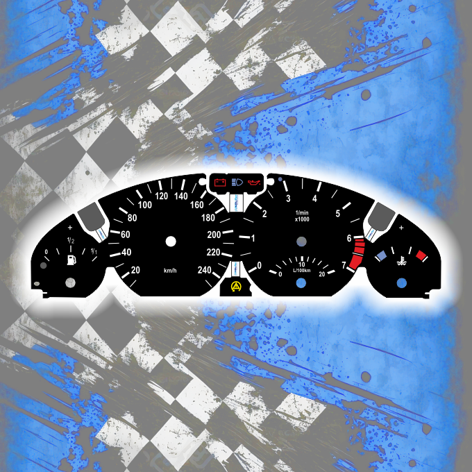 Tachoscheiben DEIN-TACHO.DE für BMW E46 Original Style