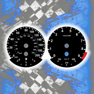 Tachoscheiben DEIN-TACHO.DE für BMW MPH M3 E6X E7X E9X Original Style