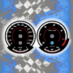 Tachoscheiben DEIN-TACHO.DE für BMW E6X E7X E9X NEW FACE BLACK