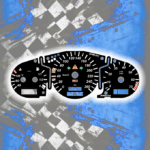 Tachoscheiben DEIN-TACHO.DE für den Mercedes SLK R170 Original Style