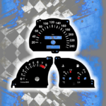 Tachoscheiben DEIN-TACHO.DE für den Opel Astra F Vectra A Calibra Original Style