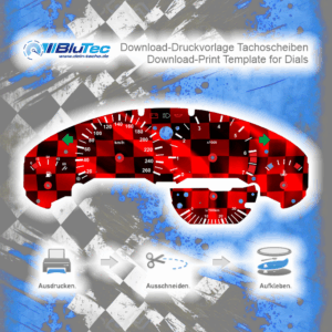 Digitale Tachofolien zum Download für den BMW E36 Racing