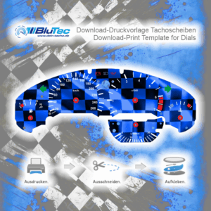 Digitale Tachofolien zum Download für den BMW E36 Racing