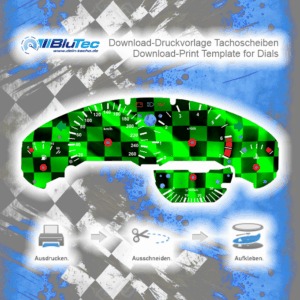 Digitale Tachofolien zum Download für den BMW E36 Racing