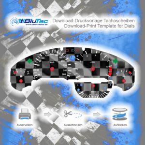 Digitale Tachofolien zum Download für den BMW E36 Racing