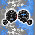 Tachoscheiben DEIN-TACHO.DE für Audi 80 90 B3 B4 Carbon Style
