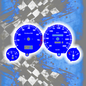 Tachoscheiben DEIN-TACHO.DE für Audi 80 90 B3 B4 One Color Style