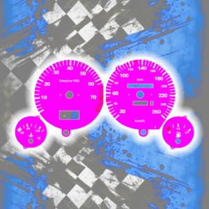 Tachoscheiben DEIN-TACHO.DE für Audi 80 90 B3 B4 One Color Style