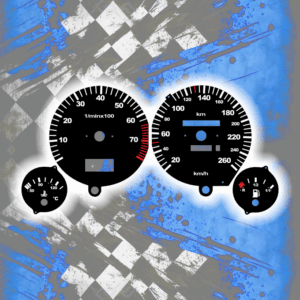 Tachoscheiben DEIN-TACHO.DE für Audi 80 90 B3 B4 Original Style