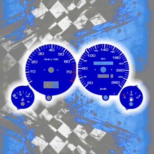 Tachoscheiben DEIN-TACHO.DE für Audi 80 90 B3 B4 Hexagon Style