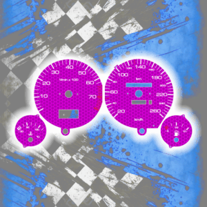 Tachoscheiben DEIN-TACHO.DE für Audi 80 90 B3 B4 Hexagon Style