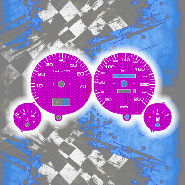 Tachoscheiben DEIN-TACHO.DE für Audi 80 90 B3 B4 Hexagon Style