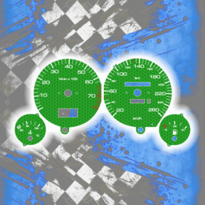 Tachoscheiben DEIN-TACHO.DE für Audi 80 90 B3 B4 Hexagon Style