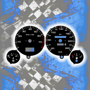 Tachoscheiben DEIN-TACHO.DE für Audi 80 90 B3 B4 Original Style