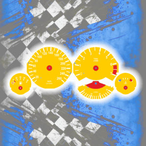 Tachoscheiben DEIN-TACHO.DE für BMW E34 One Color Style