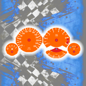 Tachoscheiben DEIN-TACHO.DE für BMW E34 One Color Style