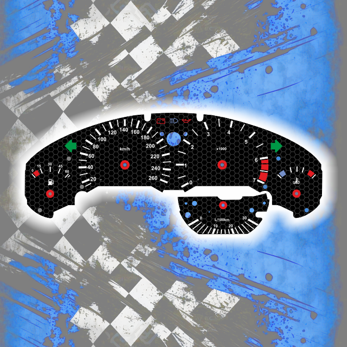 Tachoscheiben DEIN-TACHO.DE für BMW E36, Z3, Compact Hexa Edition