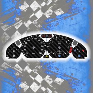 Tachoscheiben DEIN-TACHO.DE für BMW E46 Carbon Style