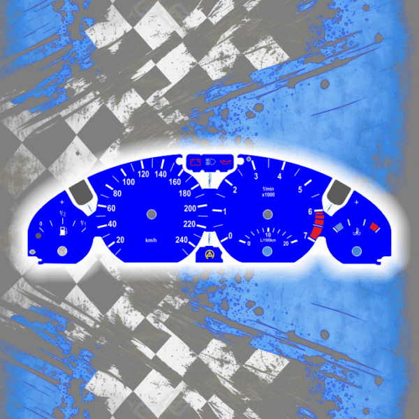 Tachoscheiben DEIN-TACHO.DE für BMW E46 One Color Style