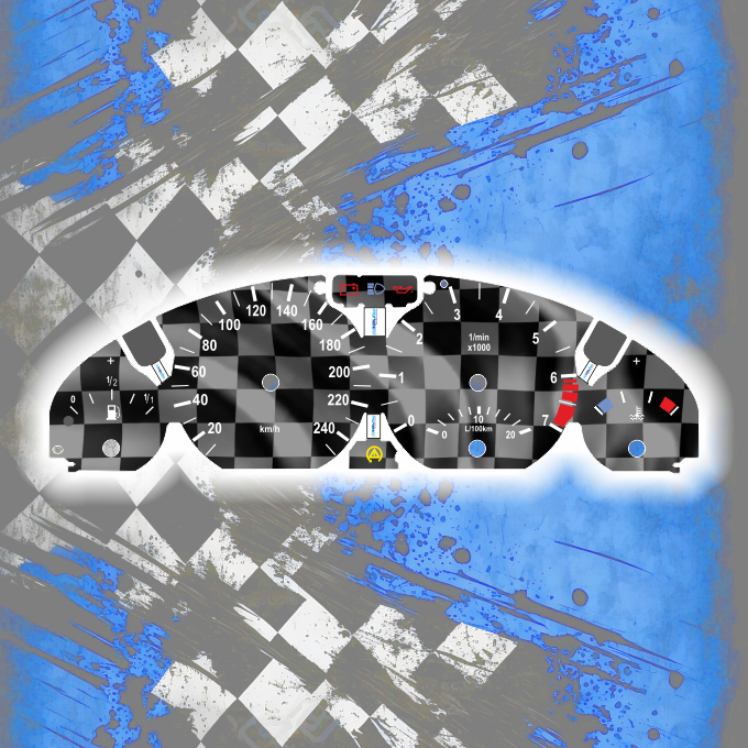 Tachoscheiben DEIN-TACHO.DE für BMW E46 Racing Edition