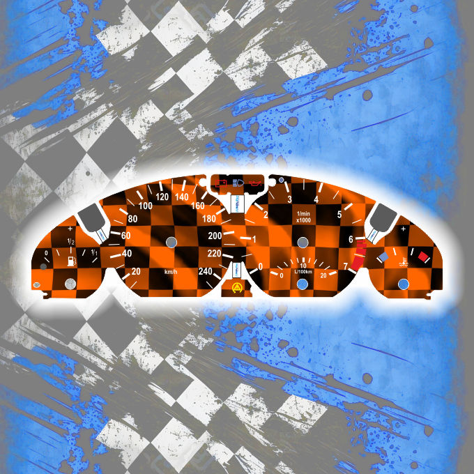 Tachoscheiben DEIN-TACHO.DE für BMW E46 Racing Edition