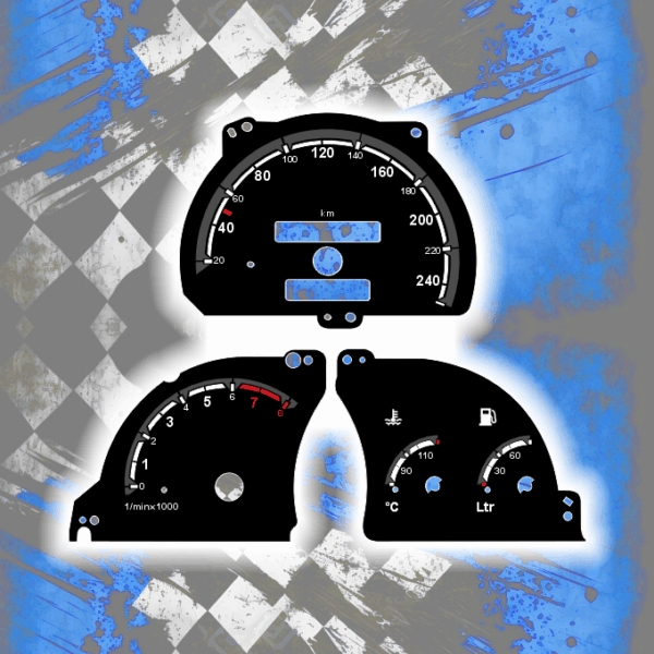 Tachoscheiben DEIN-TACHO.DE für den Opel Astra F Vectra A OPC Style