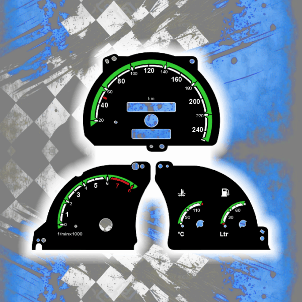 Tachoscheiben DEIN-TACHO.DE für den Opel Astra F Vectra A OPC Style