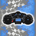 Tachoscheiben DEIN-TACHO.DE für Peugeot 206 Plus Carbon Style