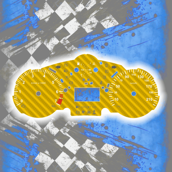 Tachoscheiben DEIN-TACHO.DE für Peugeot 206 Plus Carbon Style