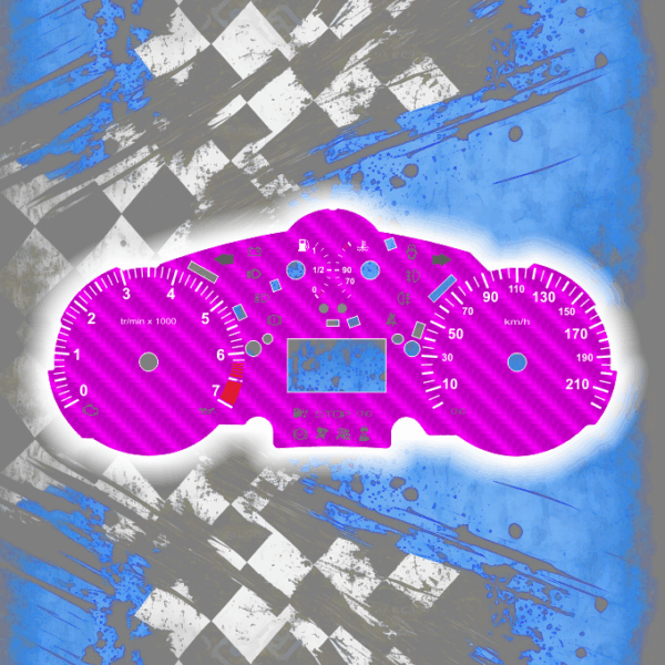 Tachoscheiben DEIN-TACHO.DE für Peugeot 206 Plus Carbon Style