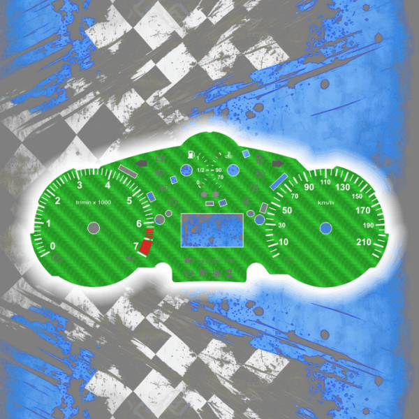 Tachoscheiben DEIN-TACHO.DE für Peugeot 206 Plus Carbon Style