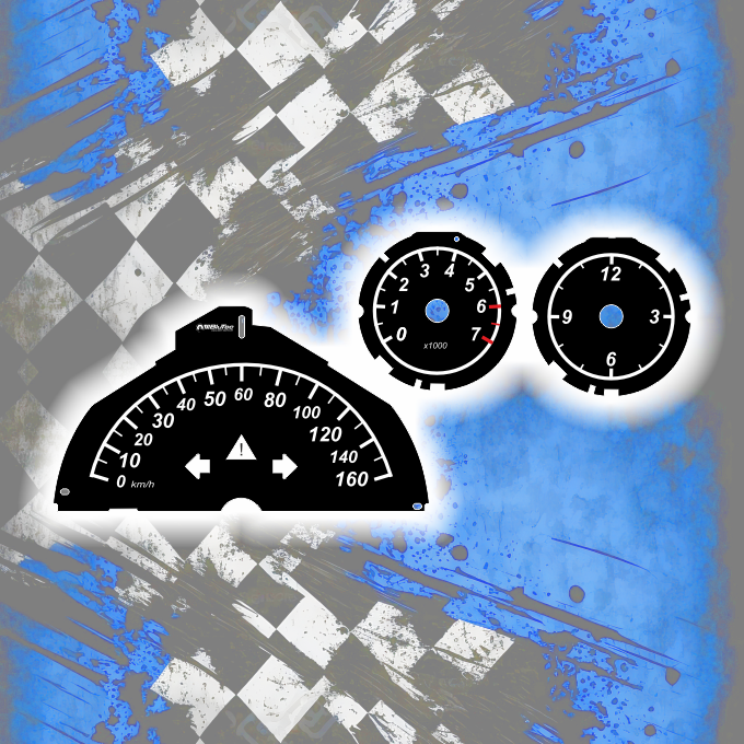 Tachoscheiben DEIN-TACHO.DE für Smart FourTwo 451 Original Style