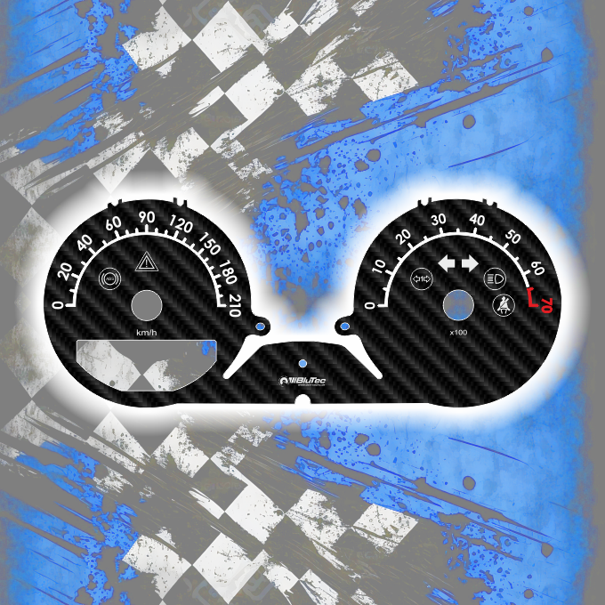 Tachoscheiben DEIN-TACHO.DE für Smart FourFour 454 Carbon Edition