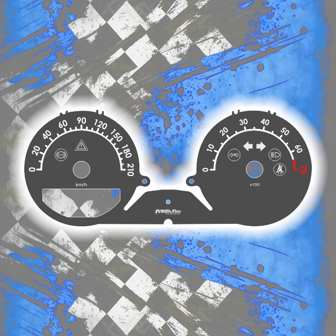Tachoscheiben DEIN-TACHO.DE für Smart FourFour 454 One Color Style
