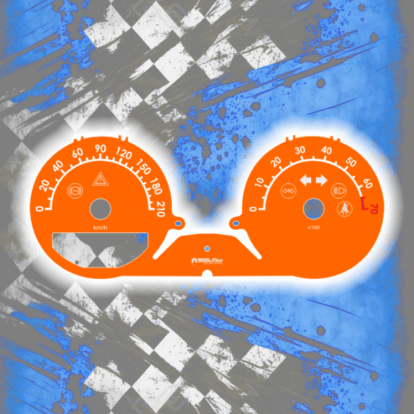 Tachoscheiben DEIN-TACHO.DE für Smart FourFour 454 One Color Style