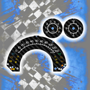Tachoscheiben DEIN-TACHO.DE für den SMART ForTwo 450 Carbon Style