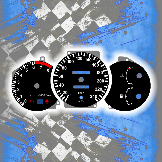 Tachoscheiben DEIN-TACHO.DE für den Toyota Celica Original Style