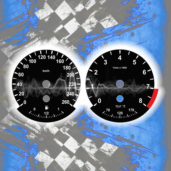 Tachoscheiben DEIN-TACHO.DE für BMW E6x E7x E9x Pulse Edition