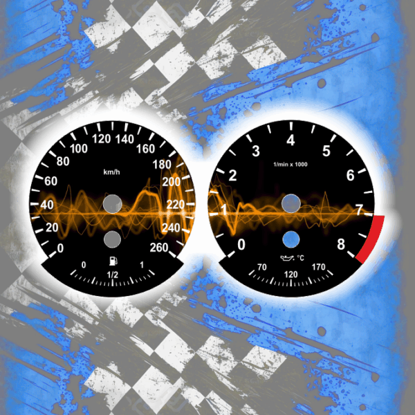 Tachoscheiben DEIN-TACHO.DE für BMW E6x E7x E9x Pulse Edition