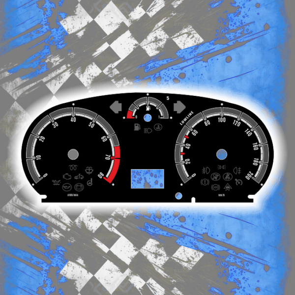 Tachoscheiben DEIN-TACHO.DE für OPEL Corsa D Color Line