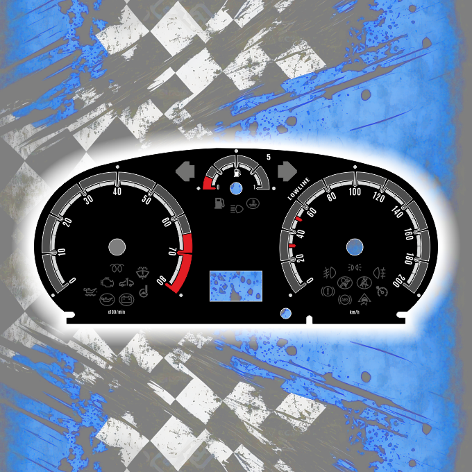 Tachoscheiben DEIN-TACHO.DE für OPEL Corsa D Color Line