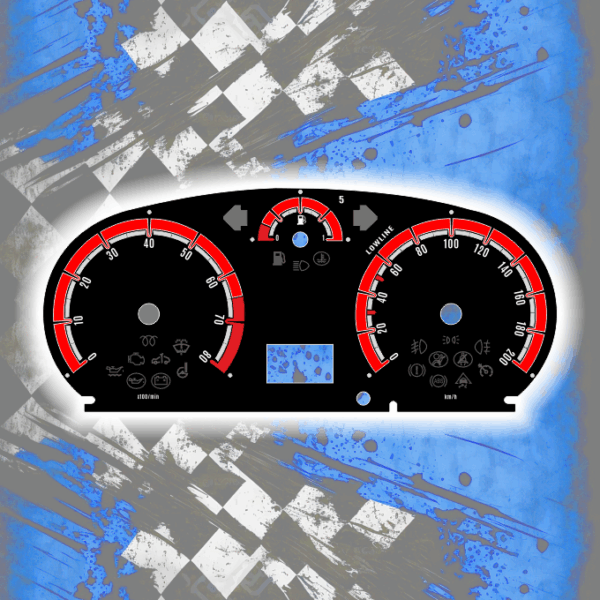 DEIN-TACHO-DE-OPEL-CORSA-D-CL02 Tachoscheiben DEIN-TACHO.DE für OPEL Corsa D Color Line