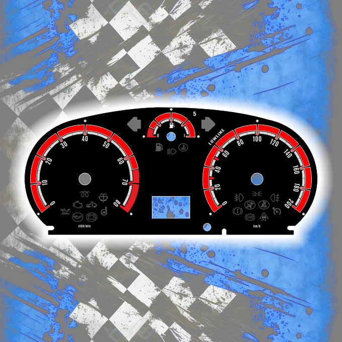 Tachoscheiben DEIN-TACHO.DE für OPEL Corsa D Color Line