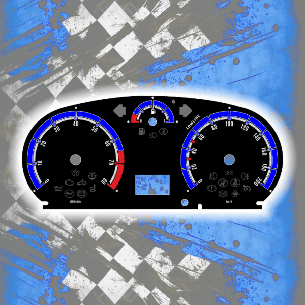 Tachoscheiben DEIN-TACHO.DE für OPEL Corsa D Color Line